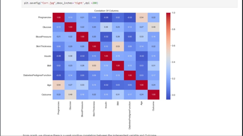 Screenshot of  web app